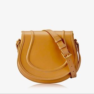 Gigi New York Genuine Leather Jenni Saddle Bag